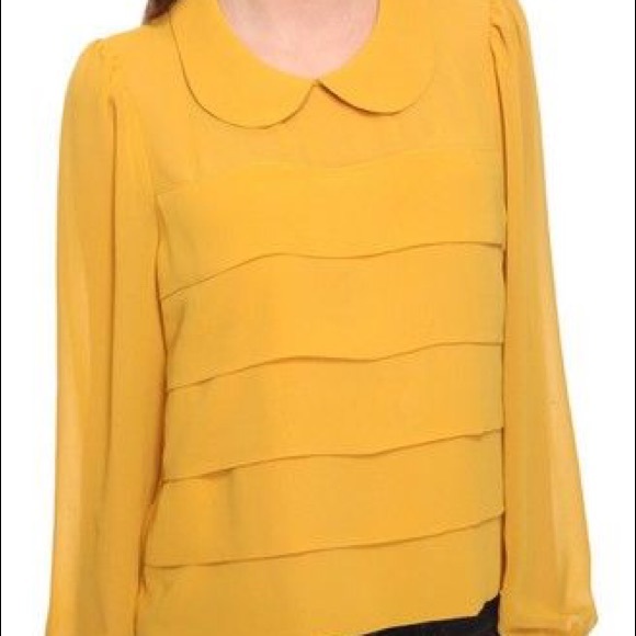 Forever 21 Blue peter collar blouse - Picture 2 of 7